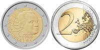 (2020) Монета Финляндия 2020 год 2 евро "Вяйнё Линна"  Биметалл  UNC